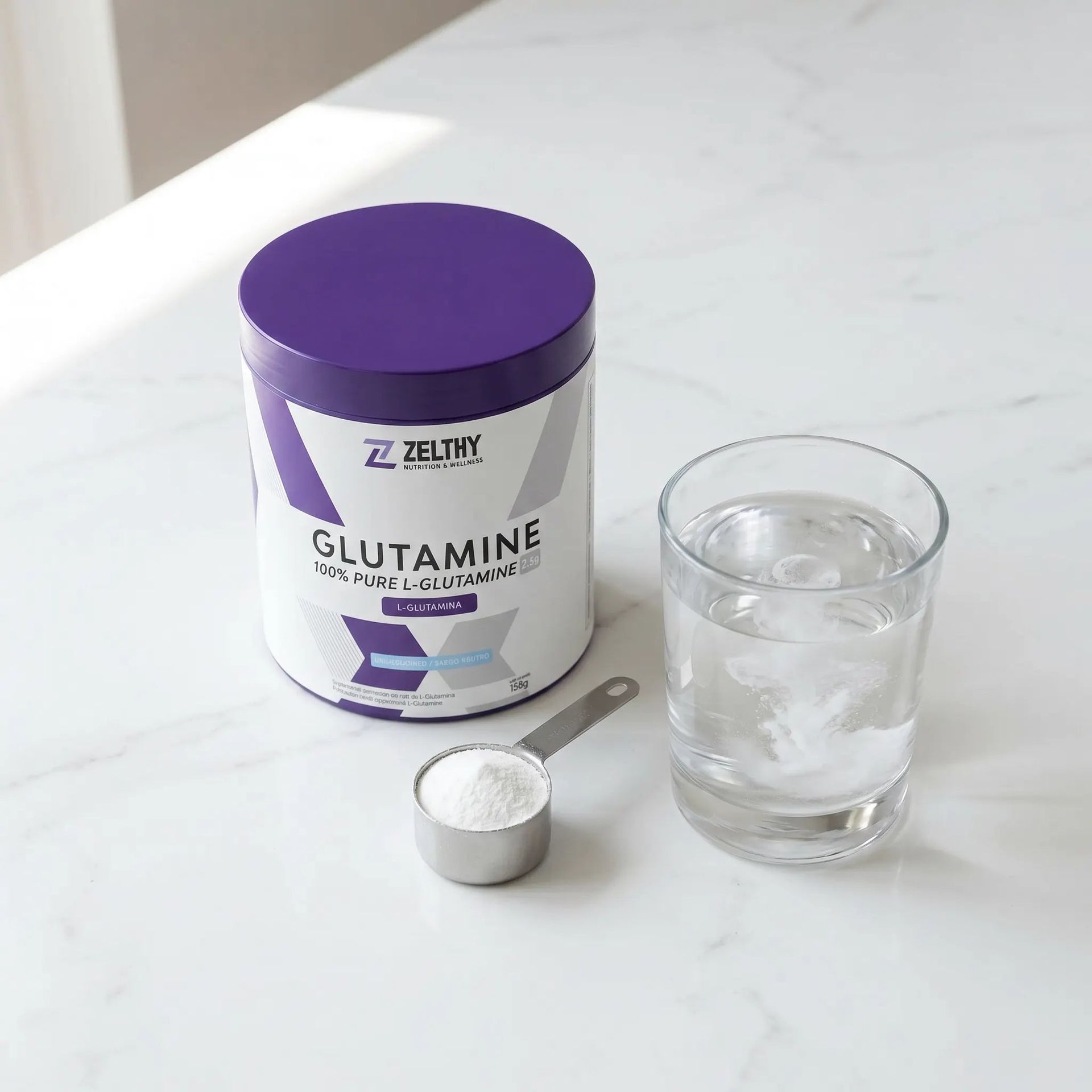 Zelthy Glutamina Sem Sabor 150g