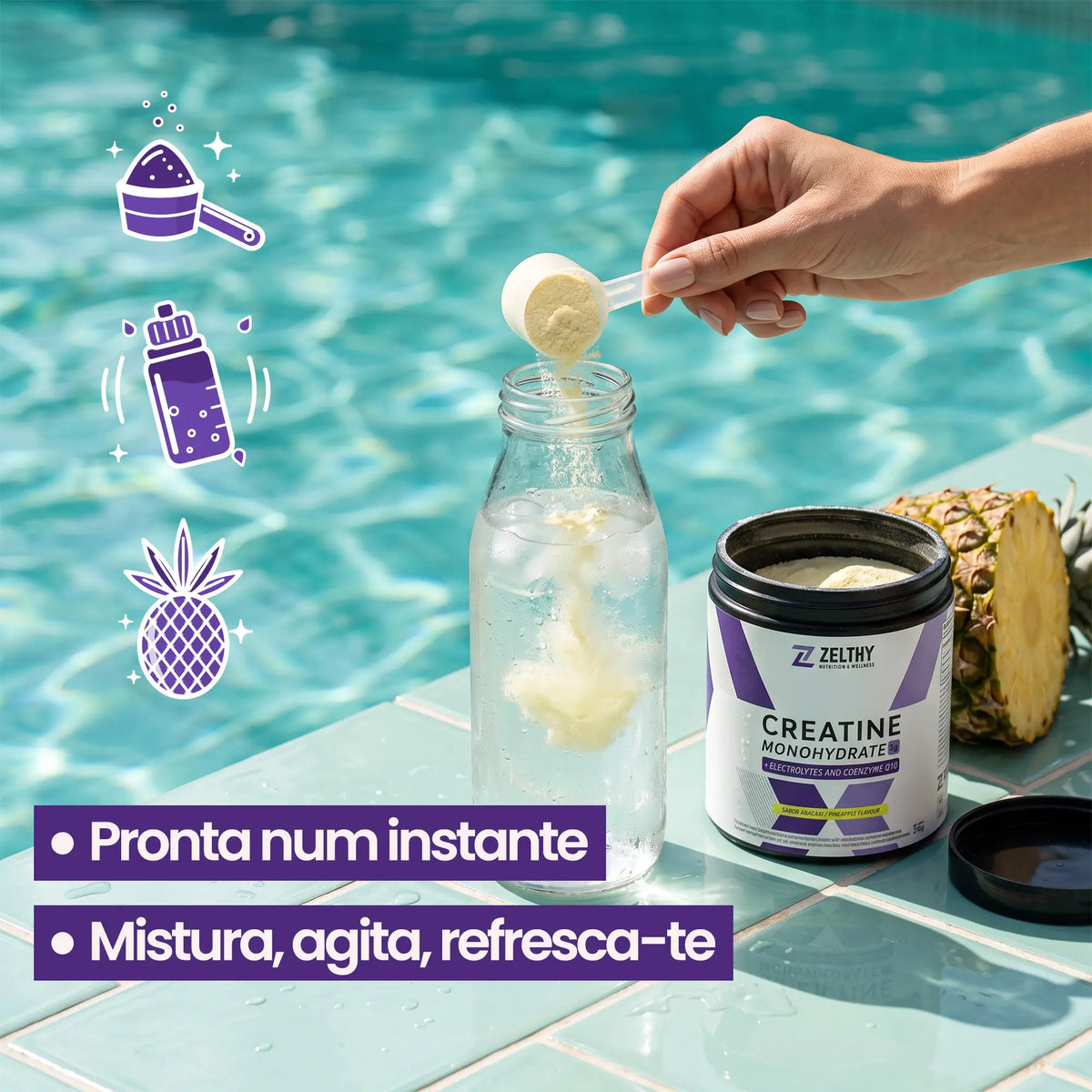 Creatina + Electrolitos 210g