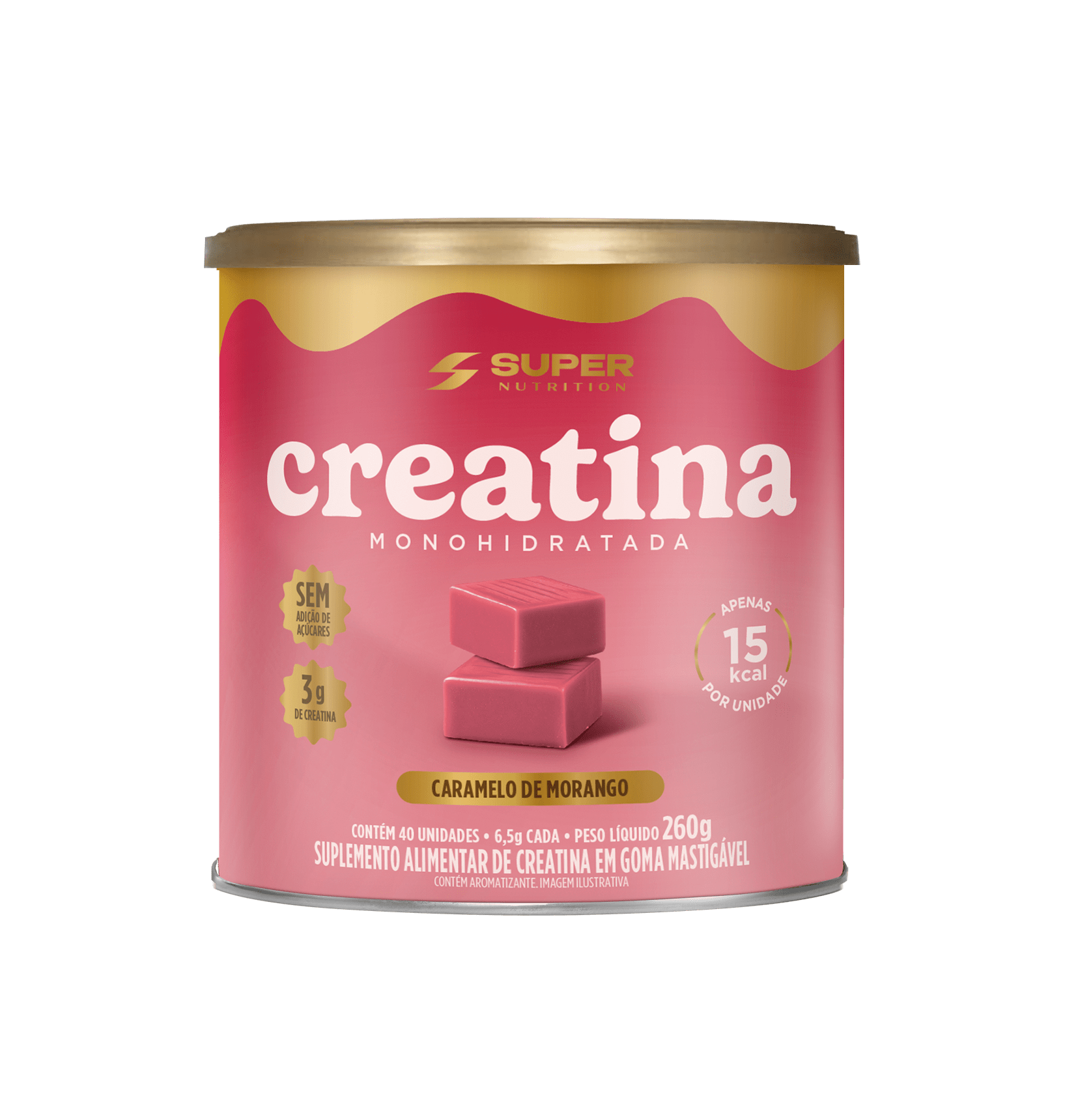 SUPERNUTRITION | 40 unidades | Creatina - Morango