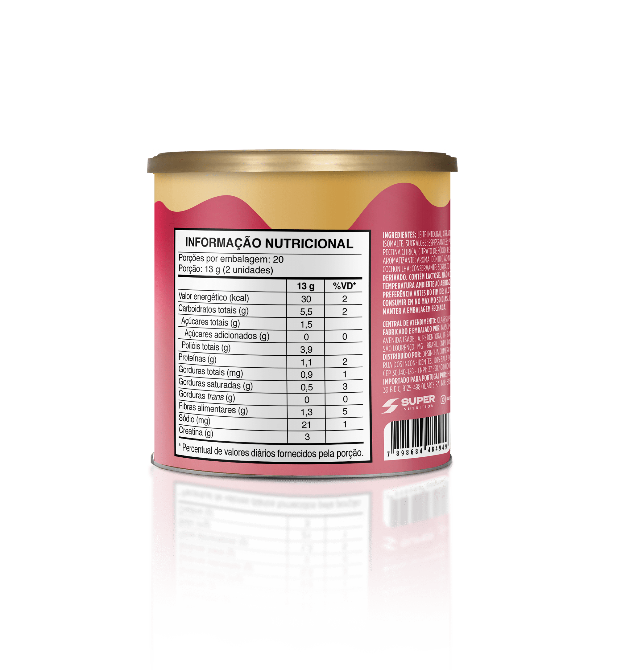 SUPERNUTRITION | 40 unidades | Creatina - Morango