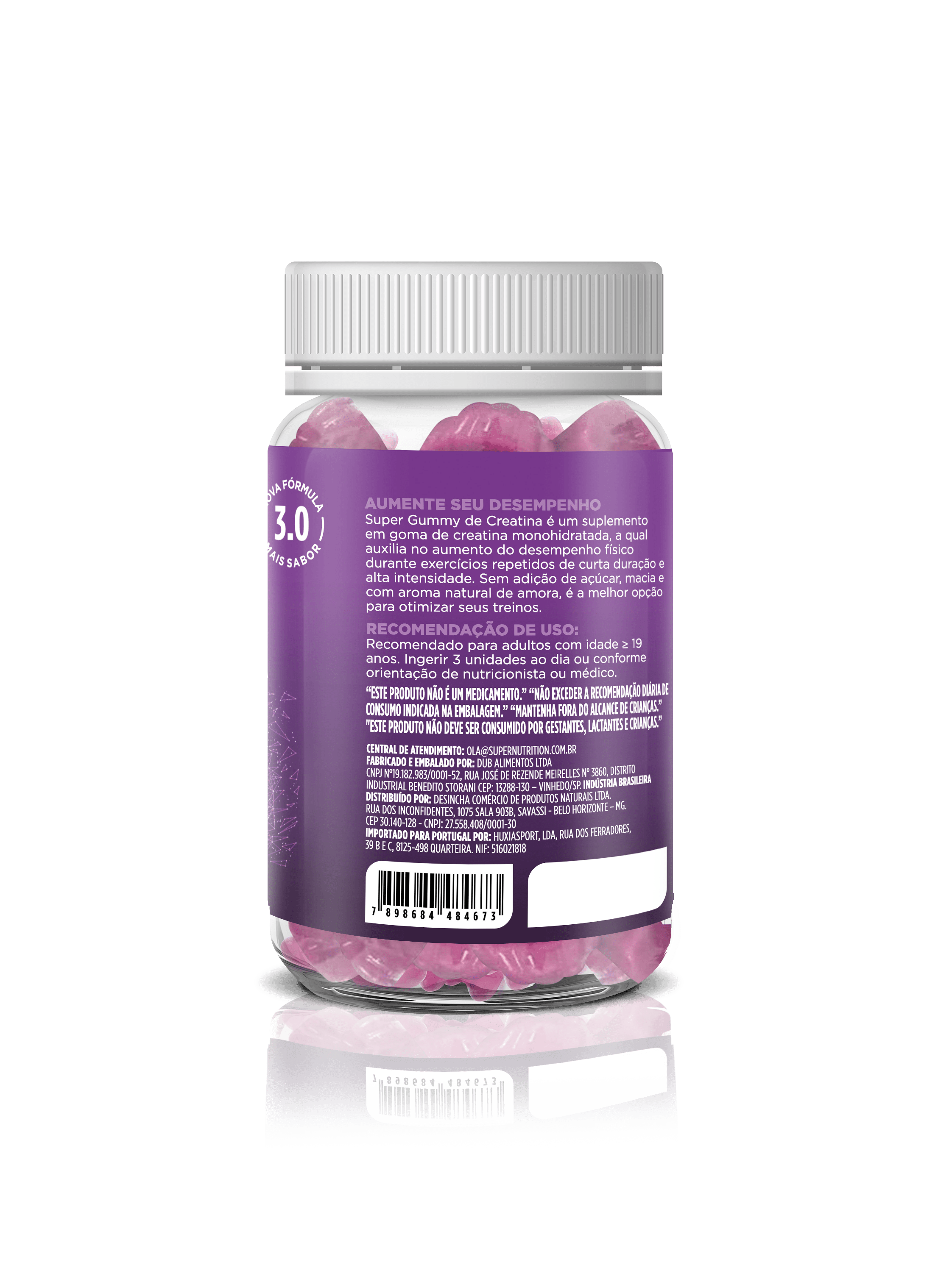 SUPERGUMMY | 60 Gummies | Creatina - Amora