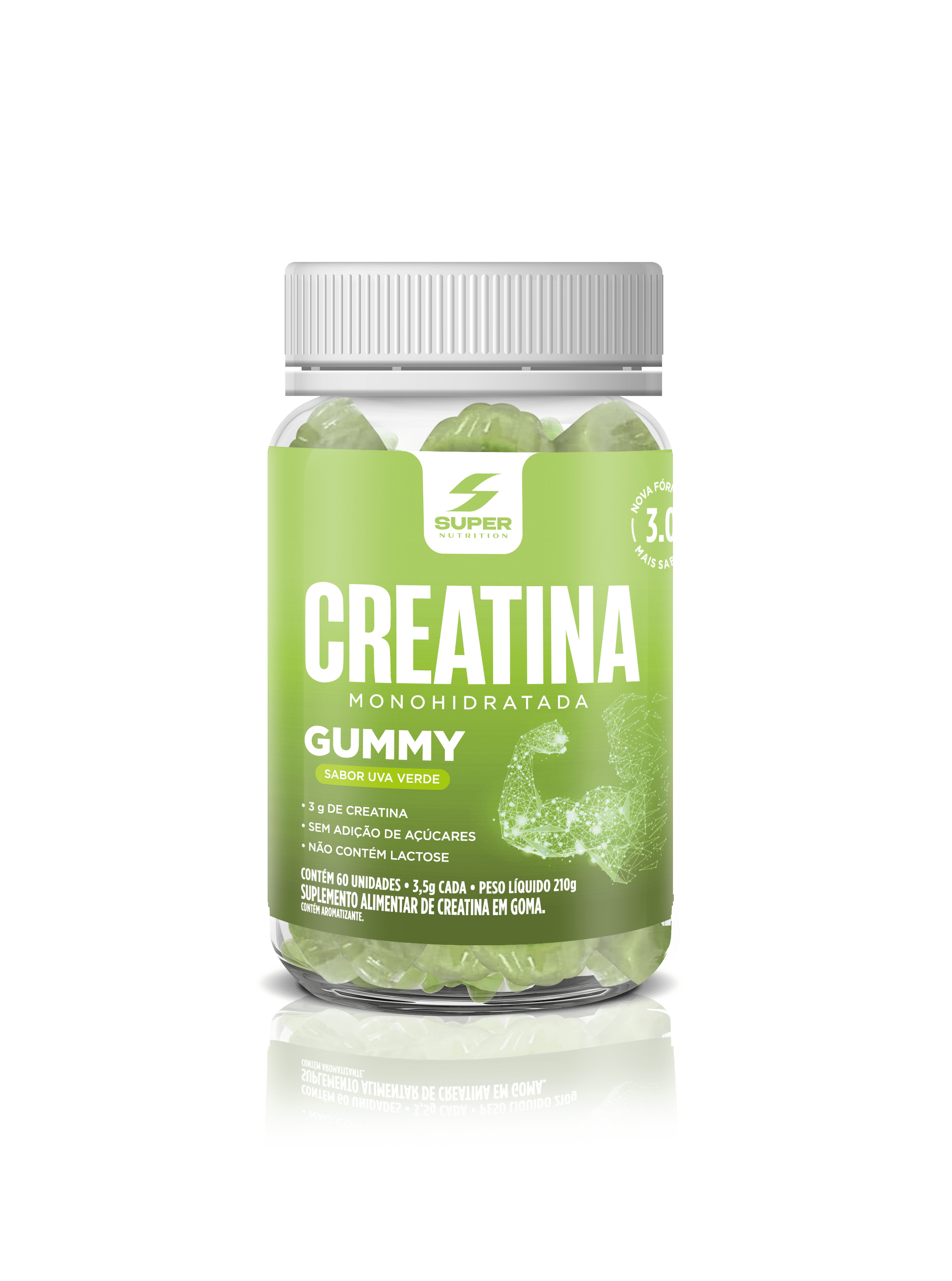 SUPERGUMMY | 60 Gummies | Creatina - Uva verde