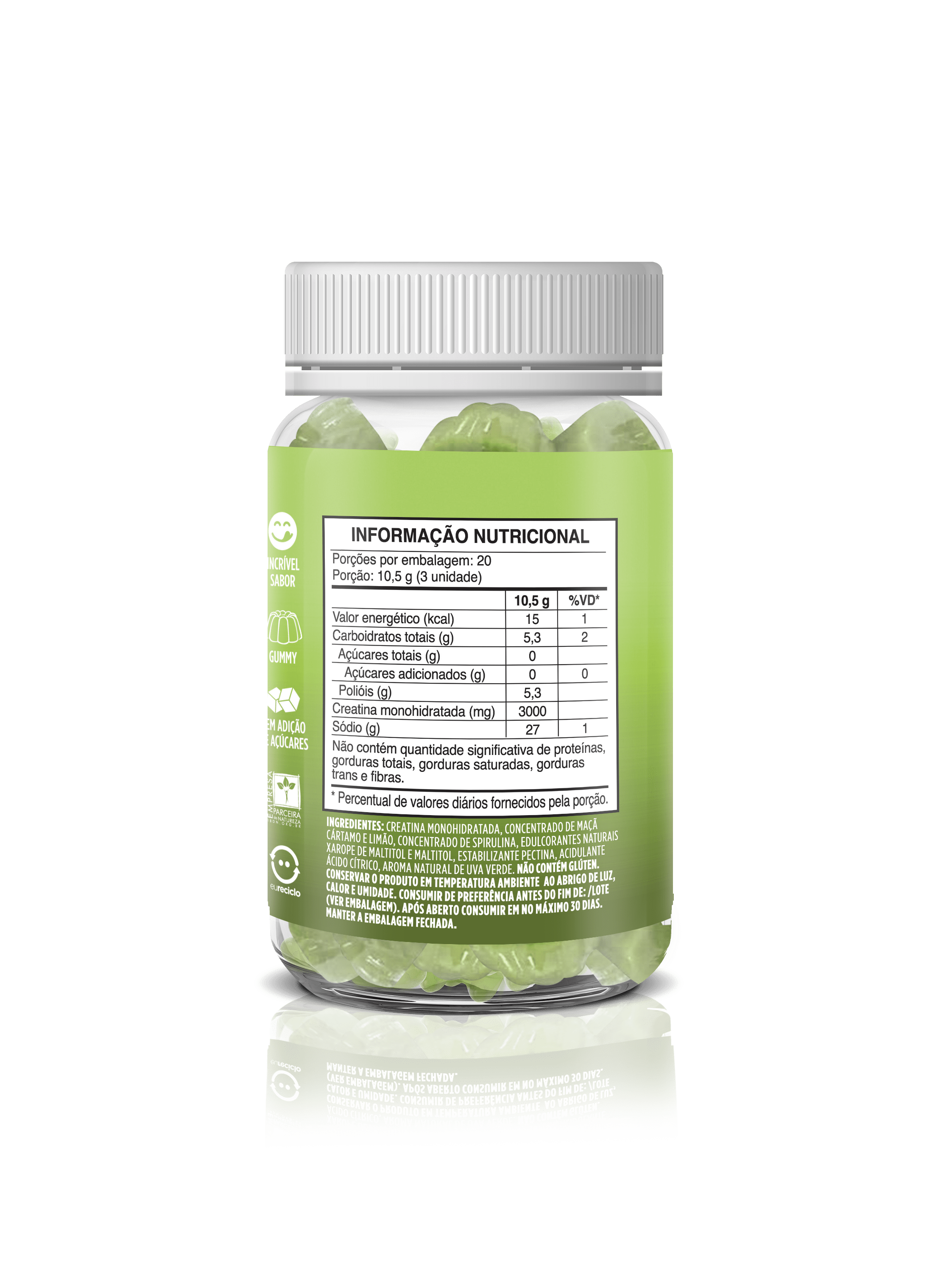 SUPERGUMMY | 60 Gummies | Creatina - Uva verde