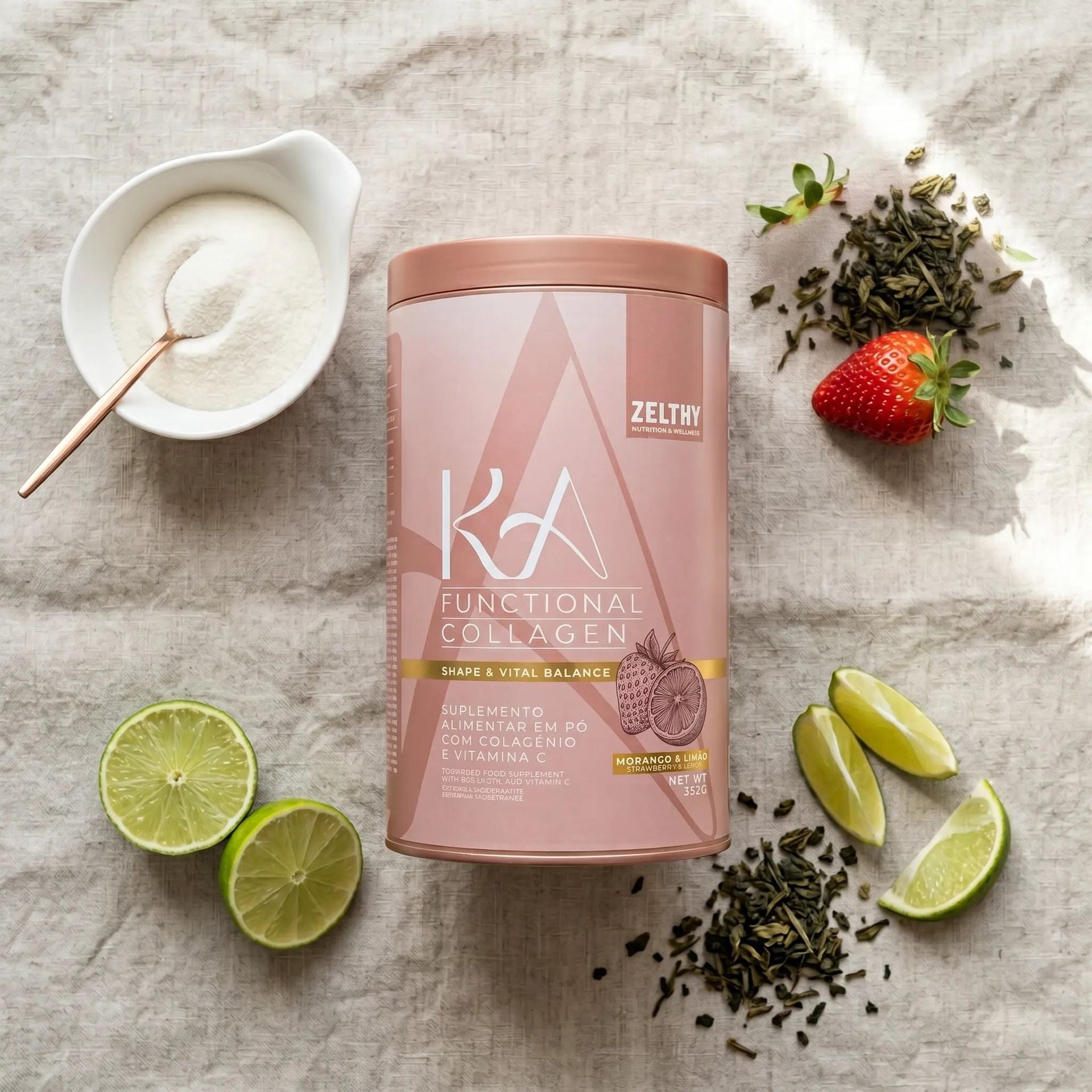 KA Colagénio Funcional Lima-Morango · 22 Doses