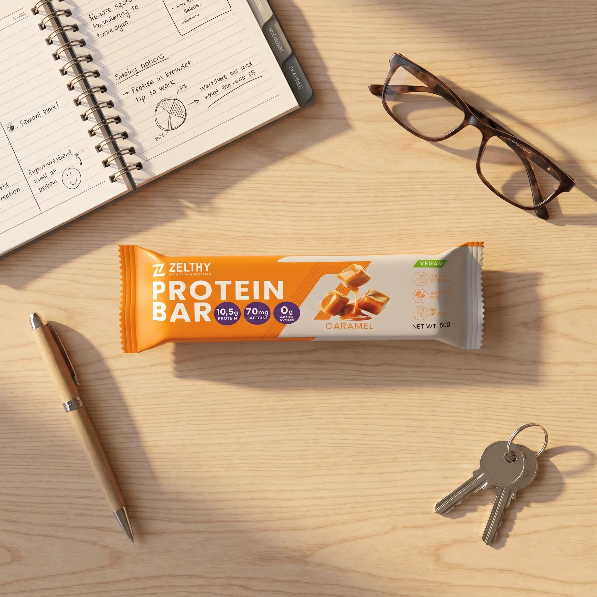 Protein Bar Zelthy - Caramelo 50g