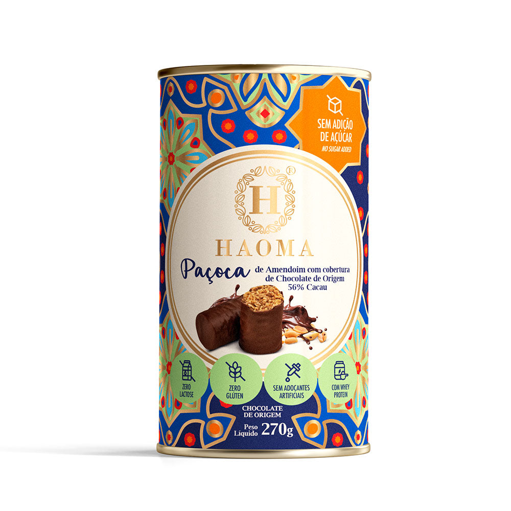 Lata Paçoca de Amendoim Chocolate 270Gr