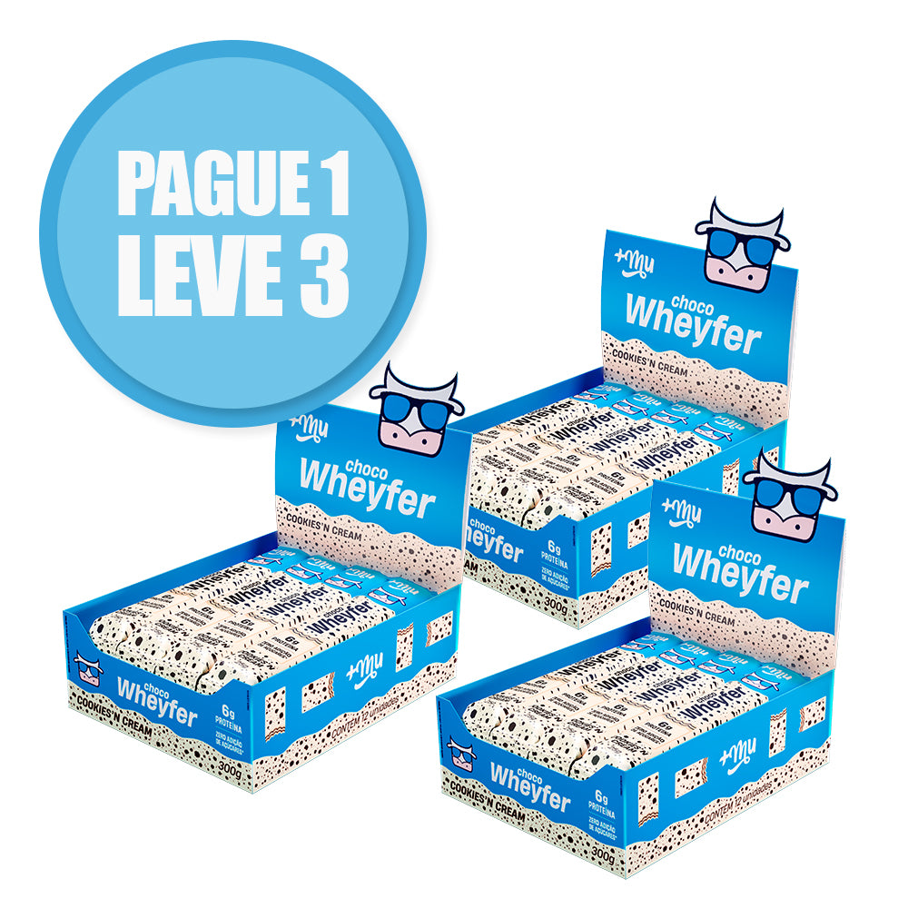 Chocowheyfer Cookies & Cream cx 12unit