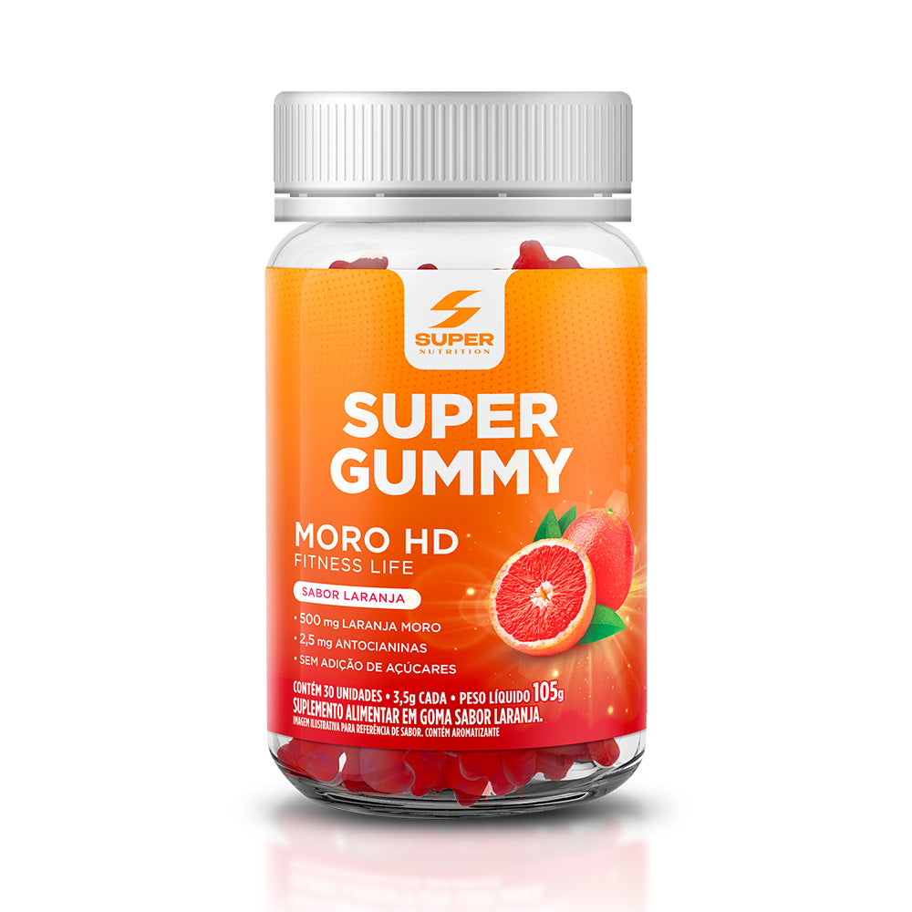 Super Gummy Moro HD - 30 Gomas