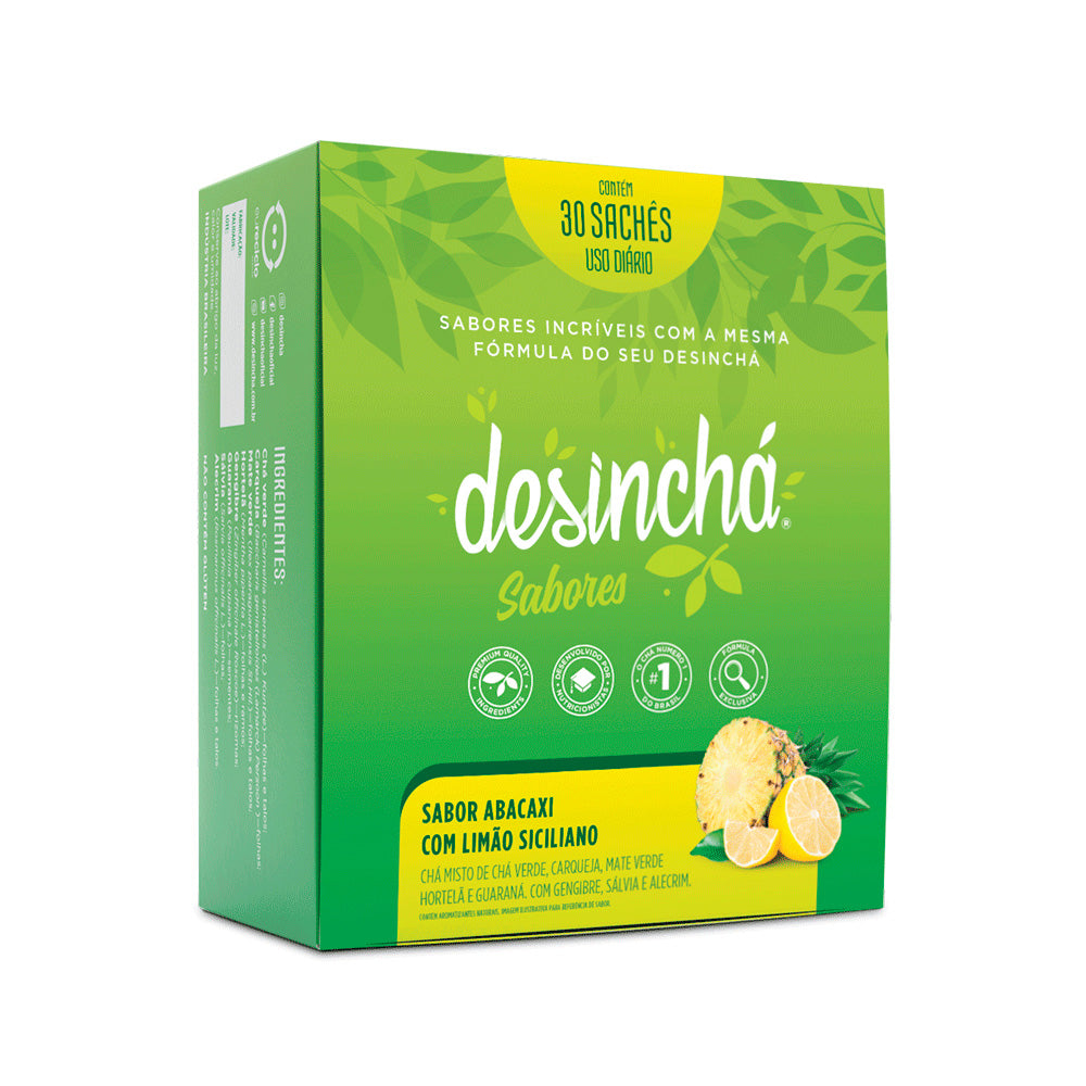 Desincha Sabores (Abacaxi c/limão) - 30 saquetas