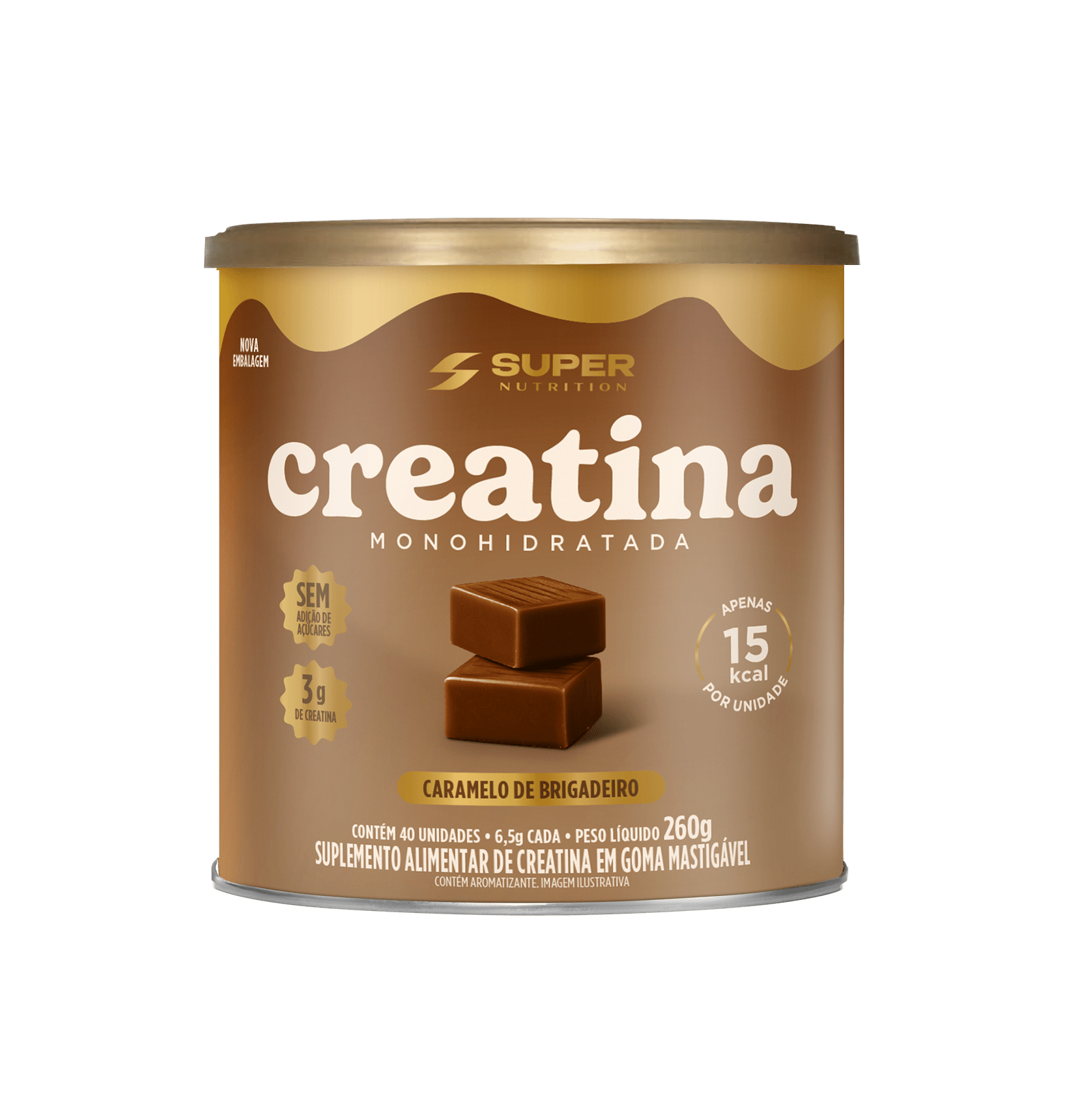 SUPERNUTRITION | 40 unidades | Creatina - Brigadeiro