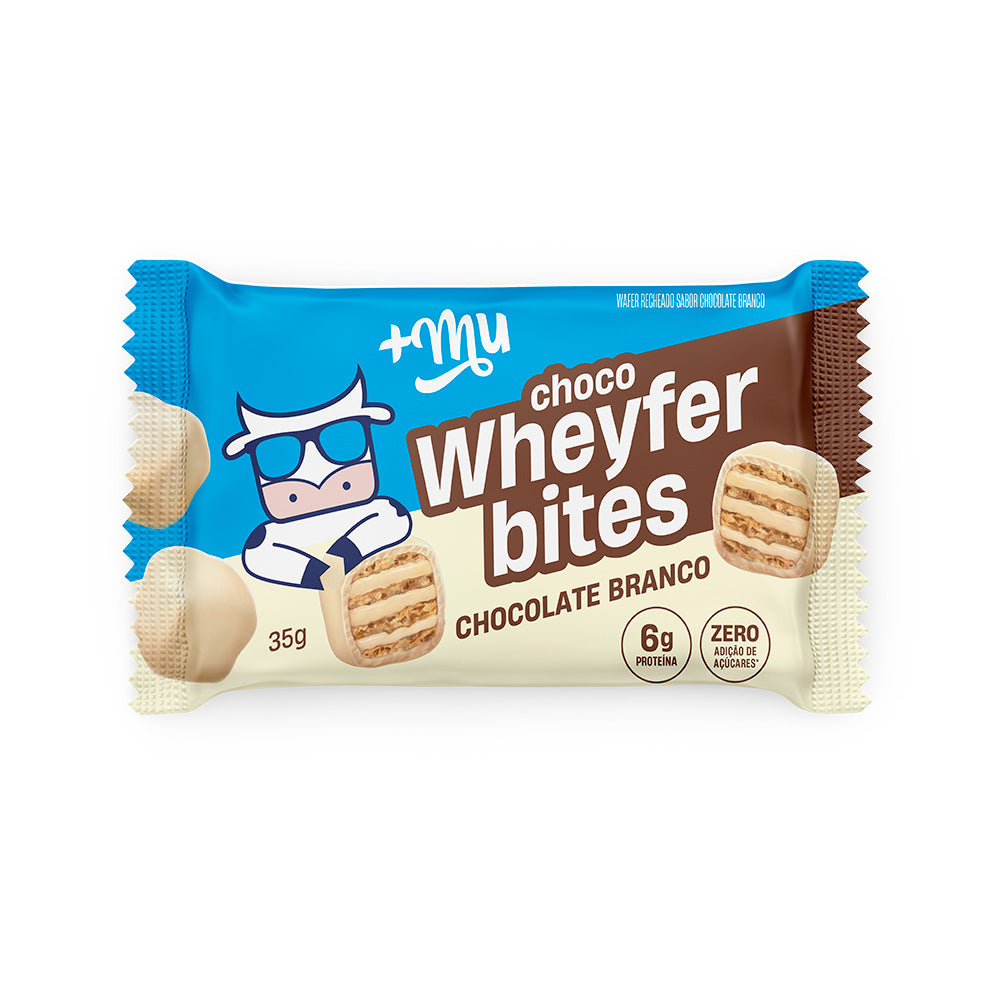 Chocowheyfer bites white chocolate box 12 units