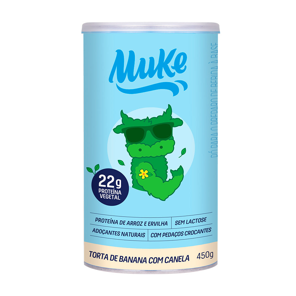 Muke Proteína Vegetal - Plátano y Canela - Bote 450gr