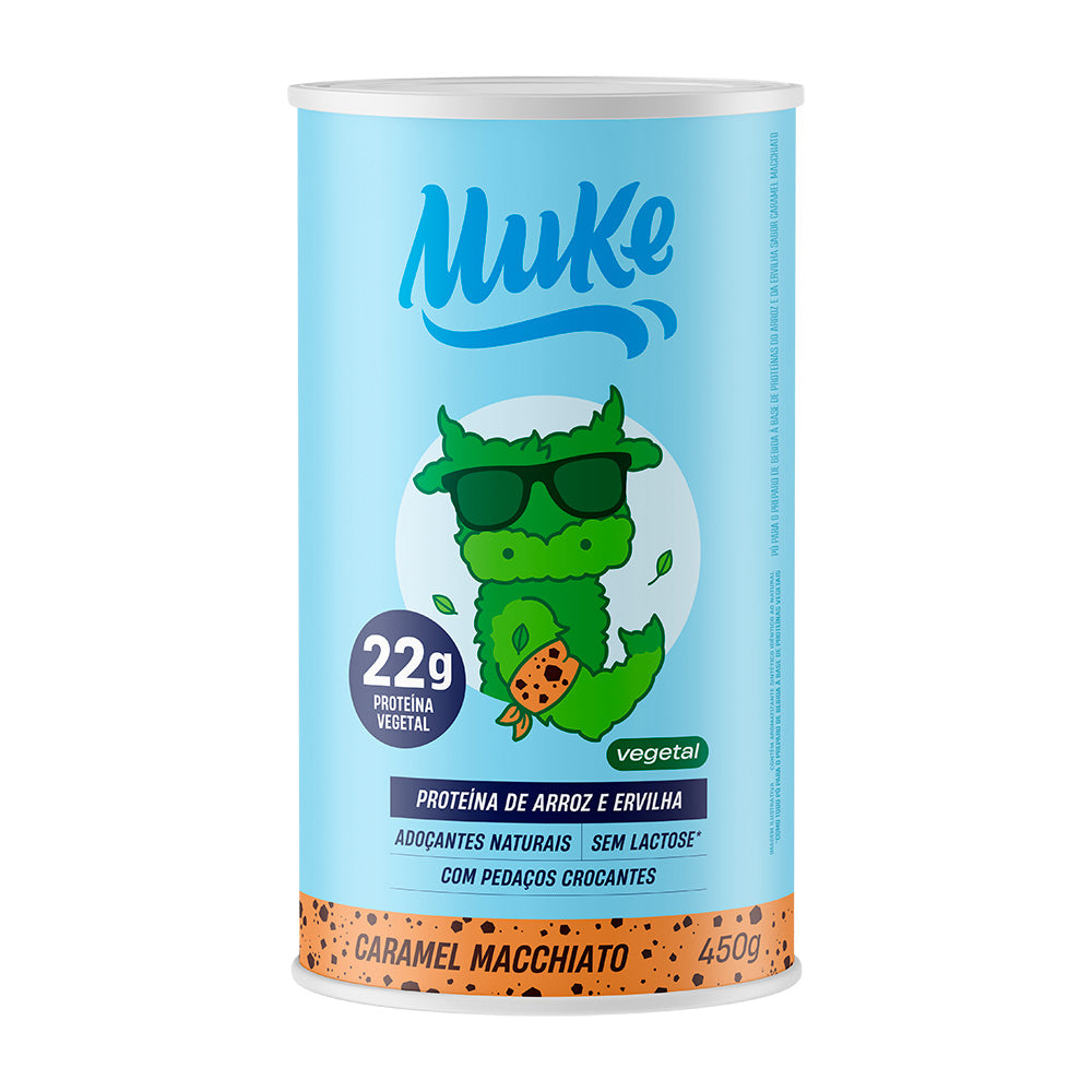 Muke Proteína Vegetal - Caramelo Macchiato - Bote 450Grs
