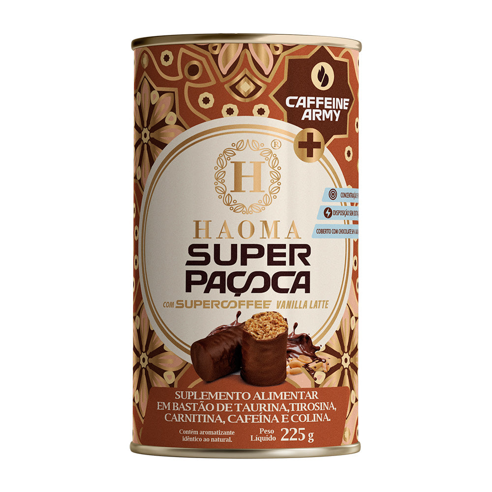 Super Paçoca Avec SuperCoffee Vanille Latte - 225G