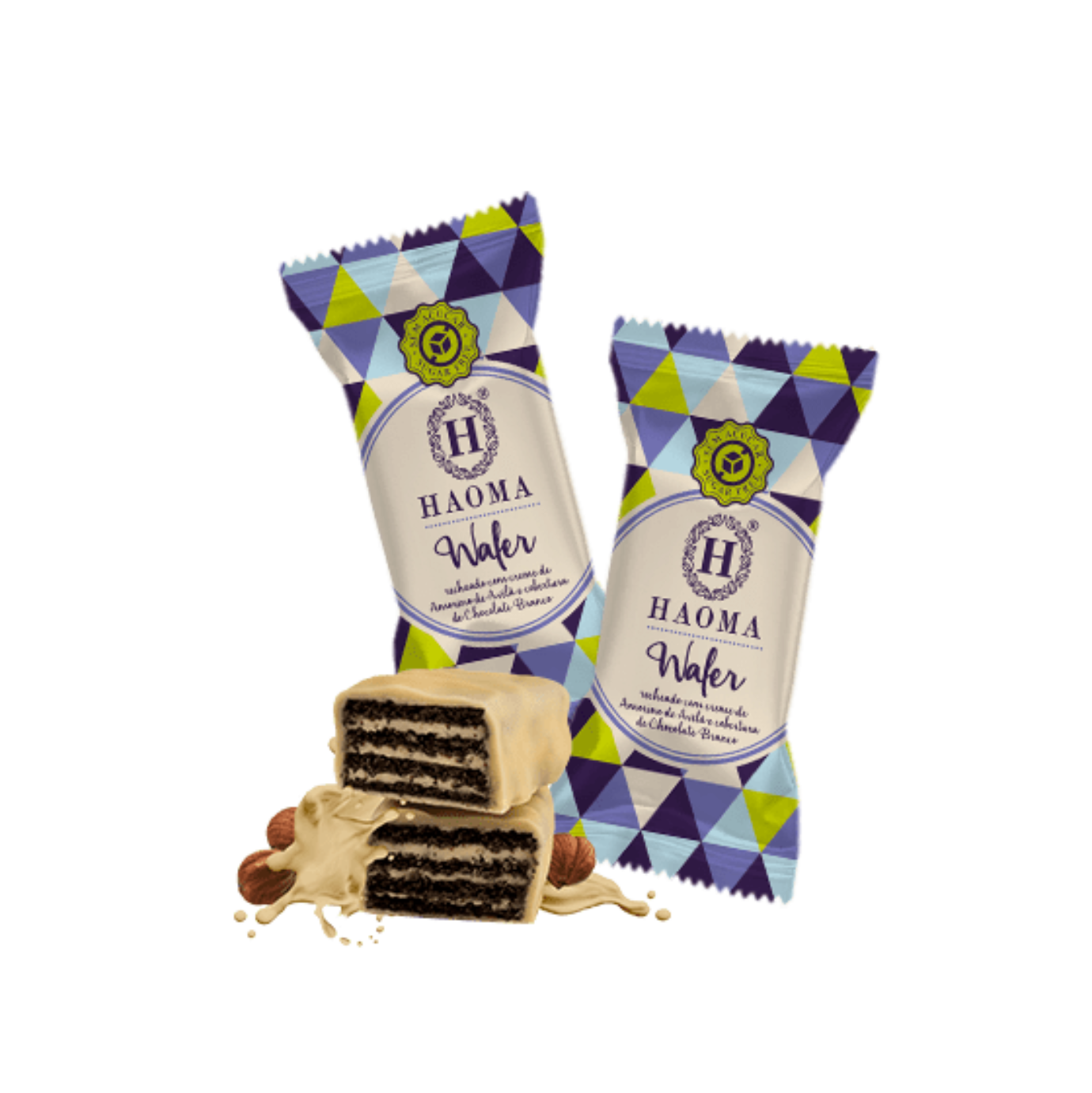 White Chocolate Haoma Wafer 15x12Gr