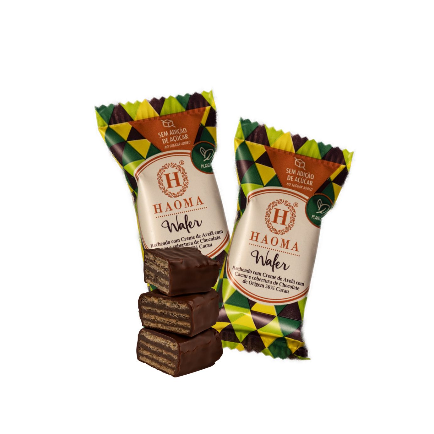 Wafer Chocolate Meio Amargo 42g – Fábrica Coelho