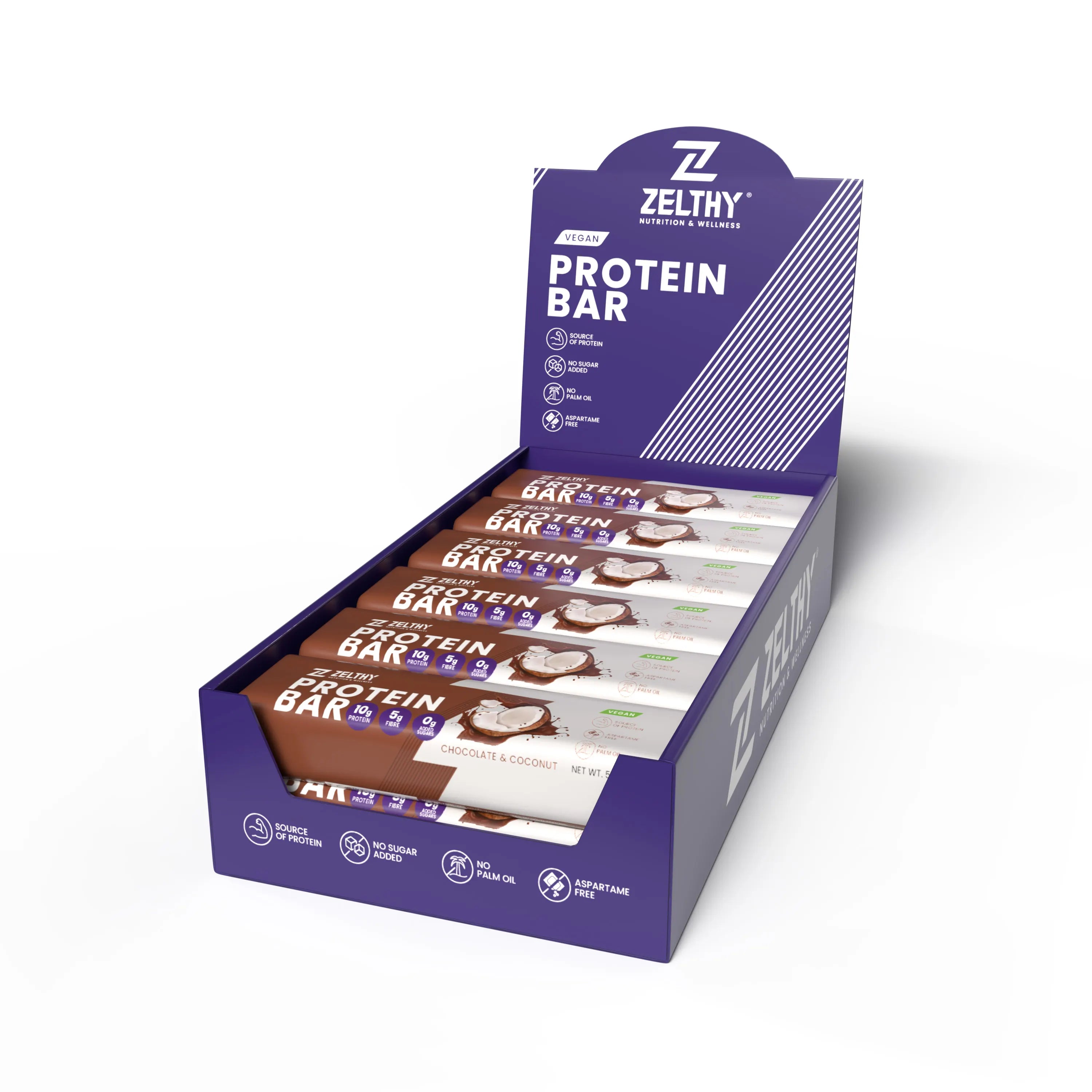Barra Proteica Zelthy - Chocolate & Coco 50g